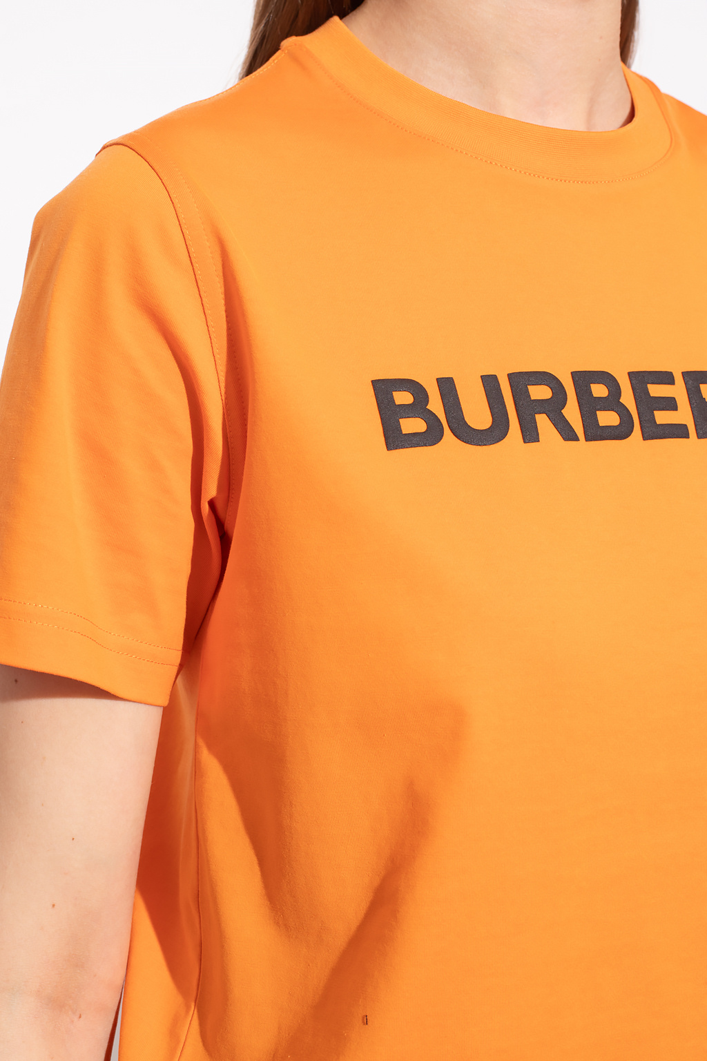 shirt with logo Burberry - SchaferandweinerShops Jamaica